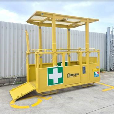 Construction man cage for rescue or access