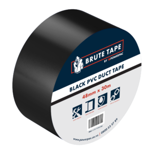 POWERPAC - PVC Duct Tape 48mm x 30m Black