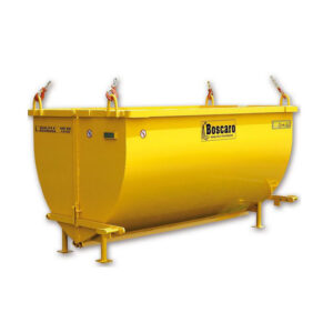 Boscaro Clamshell Self Discharge Skip 3m3
