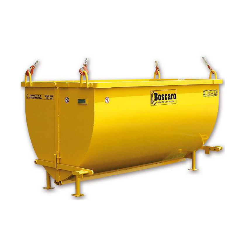 Boscaro Clamshell Self Discharge Skip 3m3