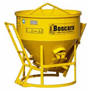 Boscaro Conical Concrete Skip Central & Side Discharge 1m3