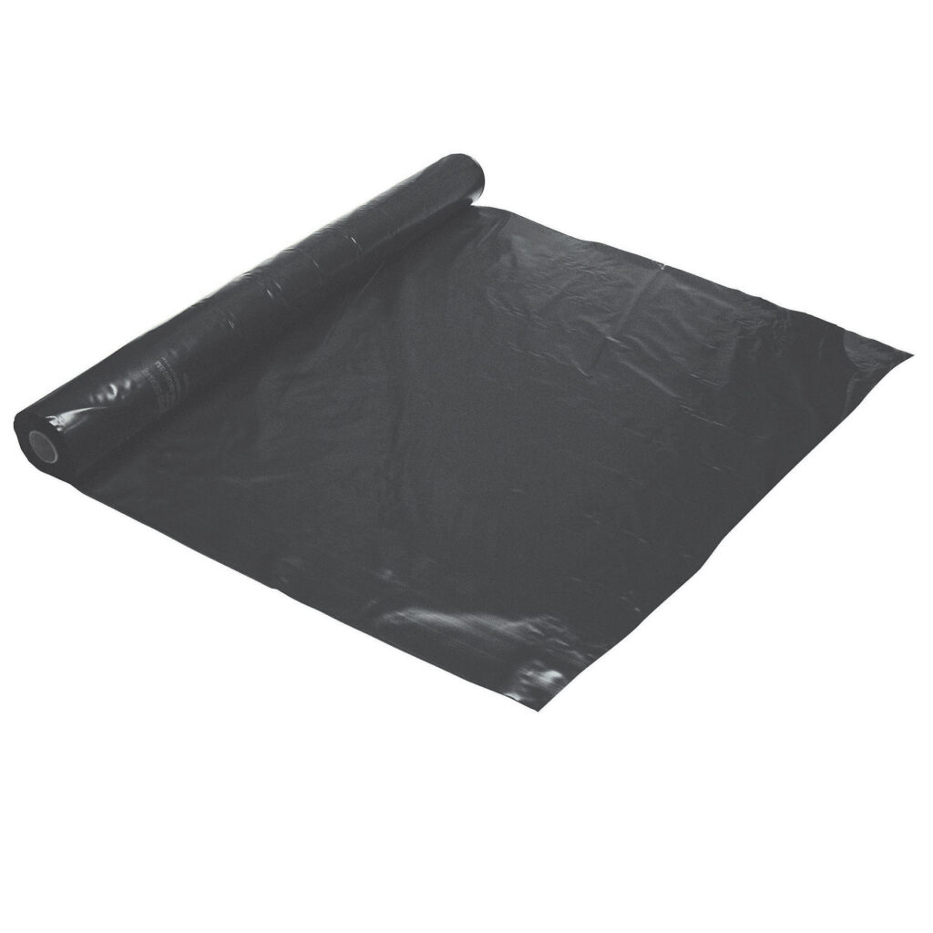 Polythene - Black 4m x 25m 250 micron