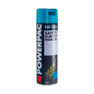 POWERPAC - Survey Marking Paint 500ml - Fluro Blue