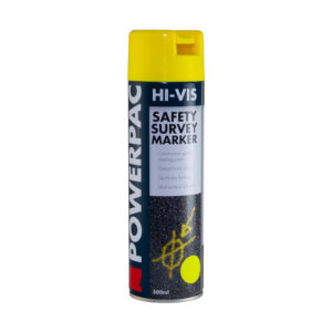 POWERPAC - Survey Marking Paint 500ml - Fluro Yellow