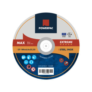 Powerpac - Grinding Disc Inox Pro - 230mm x 6.8mm x 22,23mm
