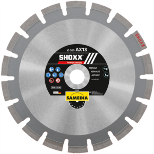 Samedia Diamond Blade - Asphalt - SHOXX AX13 350mm x 25.4mm