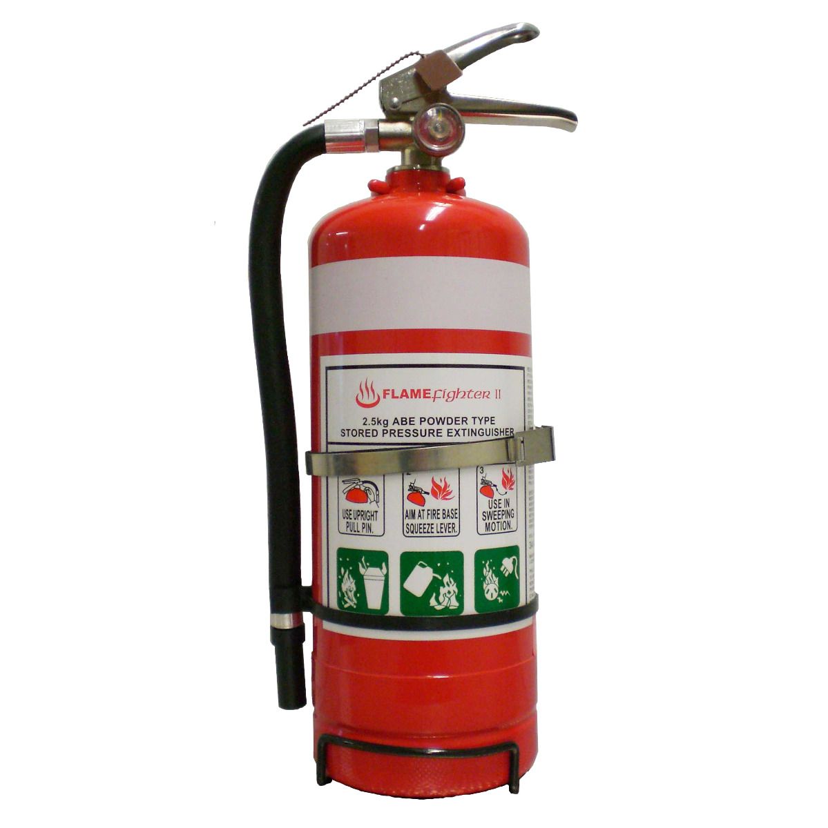 Fire Extinguisher ABE Dry Powder - 2.5 kg w. Vehicle Bracket