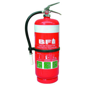 Fire Extinguisher ABE Dry Powder - 9 kg w. Wall Bracket