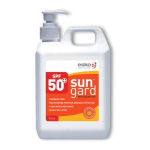 Sunscreen 1L Pump Bottle - with Aloe Vera & Vitamin E