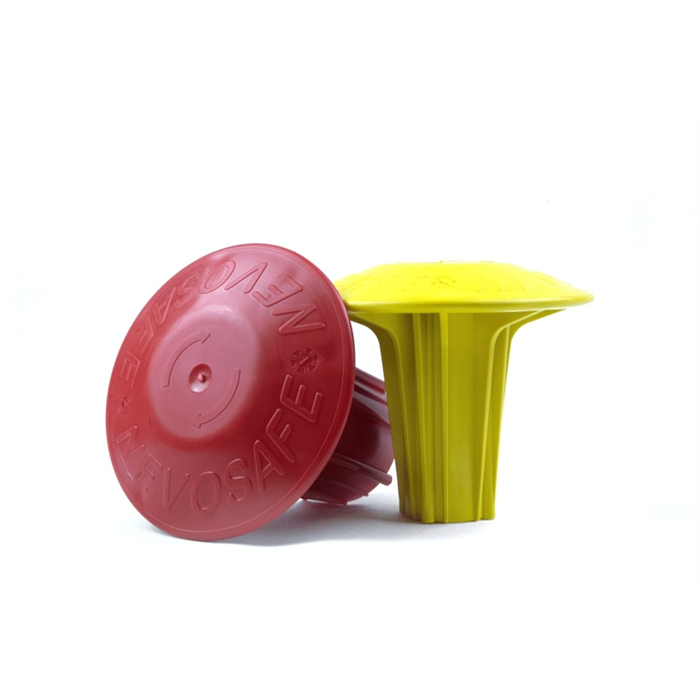 Nevosafe Plus Steel Reinforced Safety Cap 20-36mm Yellow - Box of 30