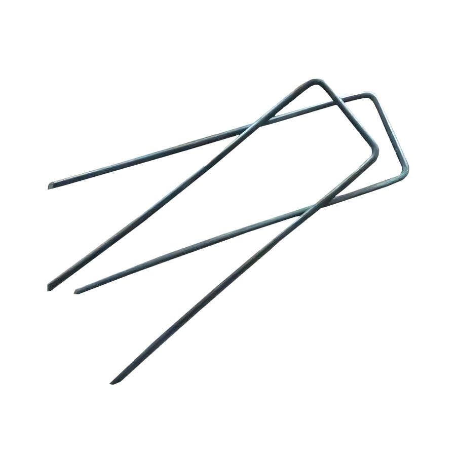 Heavy Duty Ground Staple - 300mm x 6mm Galvanised - 100 pack