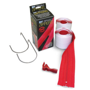 Zipwall Heavy Duty Self Adhesive Zipper - 2pk