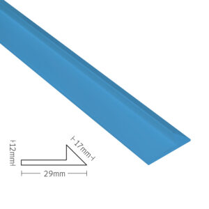 Form Fillet - Tail Chamfer - 12mm - 2.9m - PVC Blue (29 x 12 x 17mm)