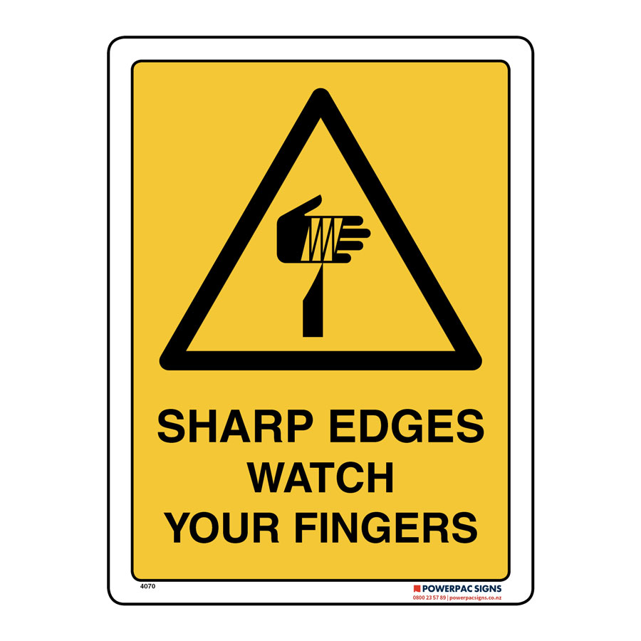 Sharp Edges Watch Your Fingers Powerpac