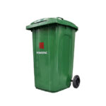 POWERPAC - Wheelie Bin 240L - Green