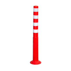 Traffic Delineator Flexi Bollard 1m - Reflective Stripe