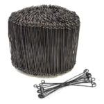 Black Wire Tie - Loop Ties- 110mm x 2000 Black