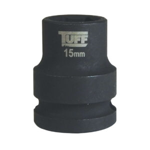 TUFF Impact Socket 15mm x 1/2" Short - 6 Points