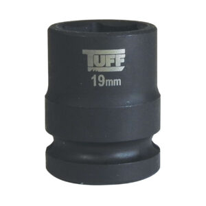 TUFF Impact Socket 19mm x 1/2" Short - 6 Points