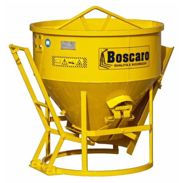 Boscaro Conical Concrete Skip Central & Side Discharge 1m3