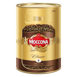Moccona Coffee Classic Dark Strength 8 500gm Tin