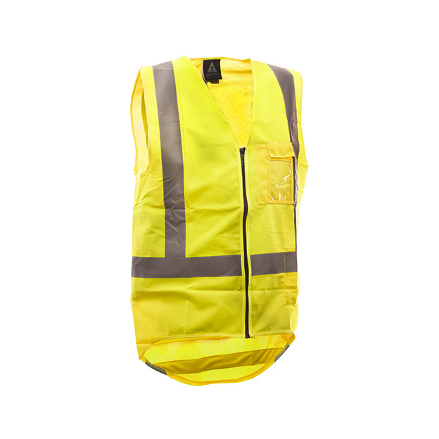 Day/Night Vest Zipped Yellow - Small