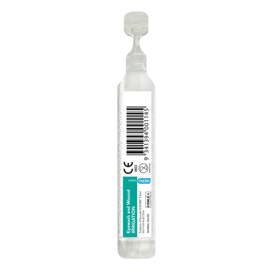 Aero Saline Solution 15ml ampoule