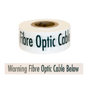 Barrier Tape Warning Fibre Optic Cable Below 250m x 75mm