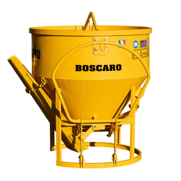 Boscaro Conical Concrete Skip Central & Side Discharge 3m3