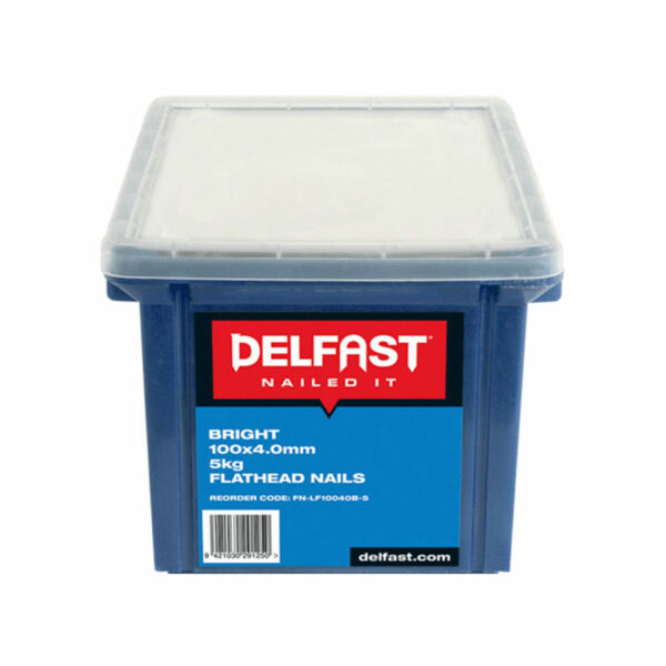 Delfast 75 x 3.15mm Bright Flathead Loose Nails 2kg