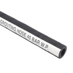 B & M - 40 Bar Grout Hose 10m x 25mm Dia with M25 Adaptor - Male & Female