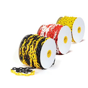 Plastic Chain 6mm - Red / White - 25m