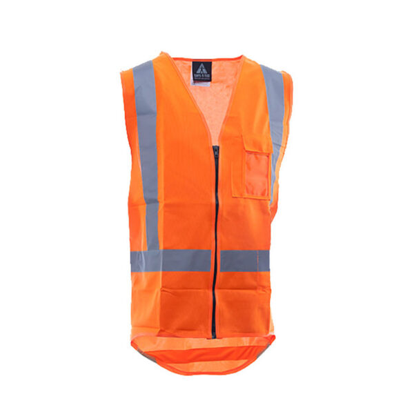 Day/Night Vest Zipped TTMC Orange - Small