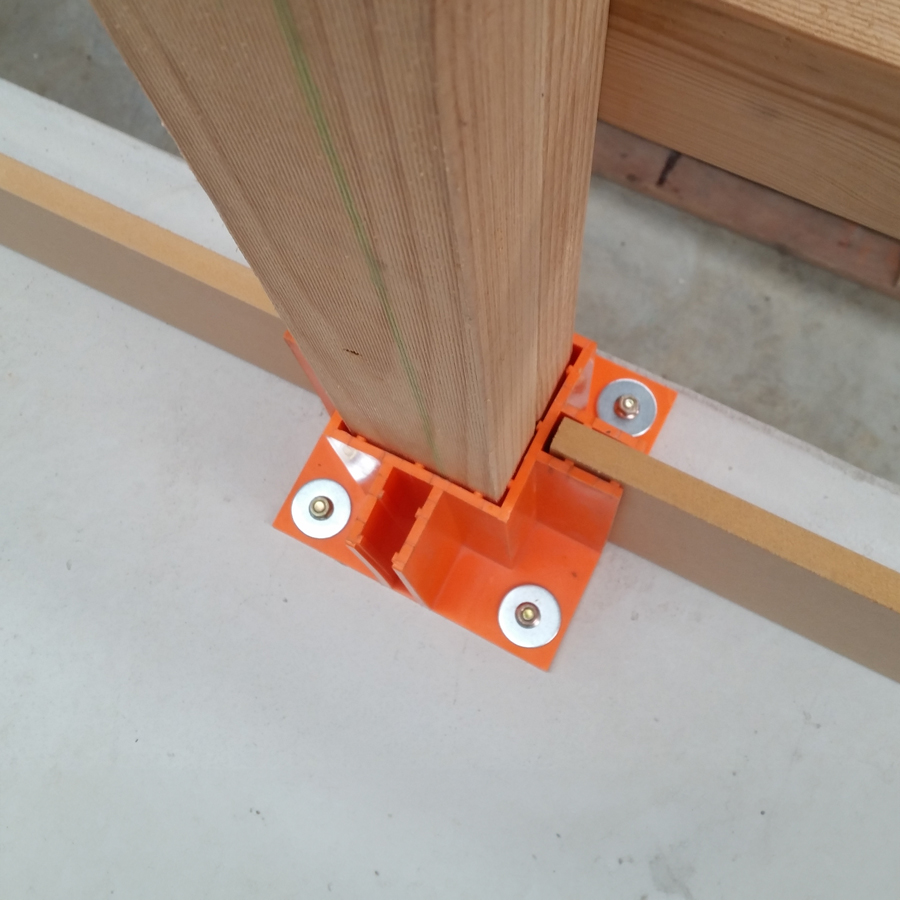 Safety Post Base for Edge Protection