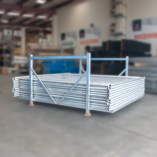 Fencing storage stillage in a warehouse