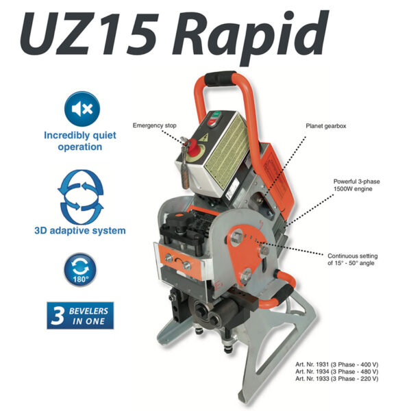 UZ15 RAPID - Steel Plate Beveller