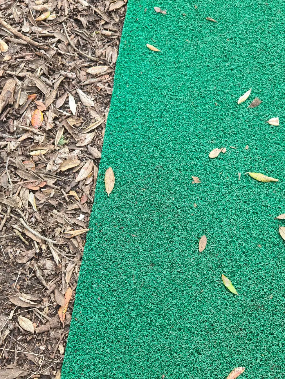 close up of safe path matting
