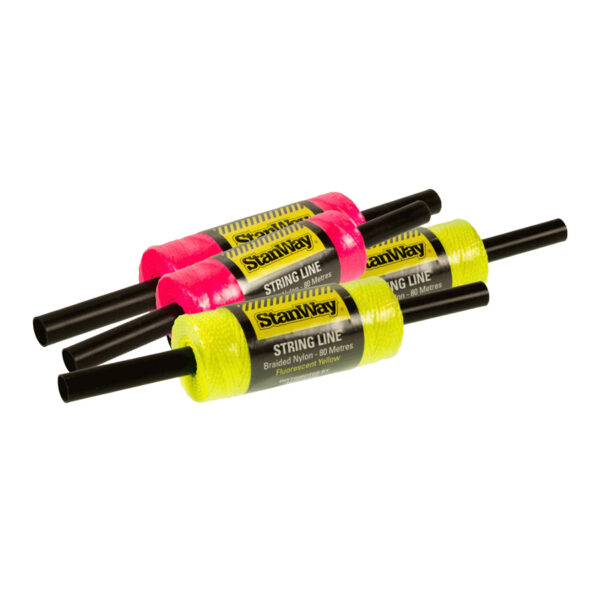 String Line -80 mt Fluro Pink/Yellow