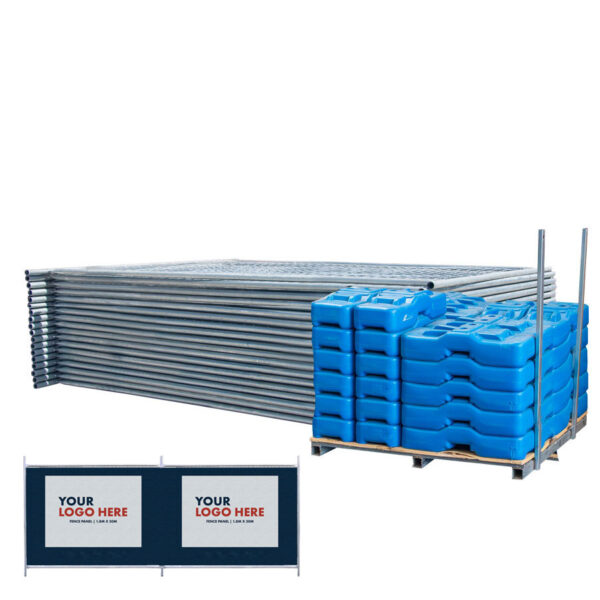 Temporary Fence Kit - 50m incl. Printed Scrim