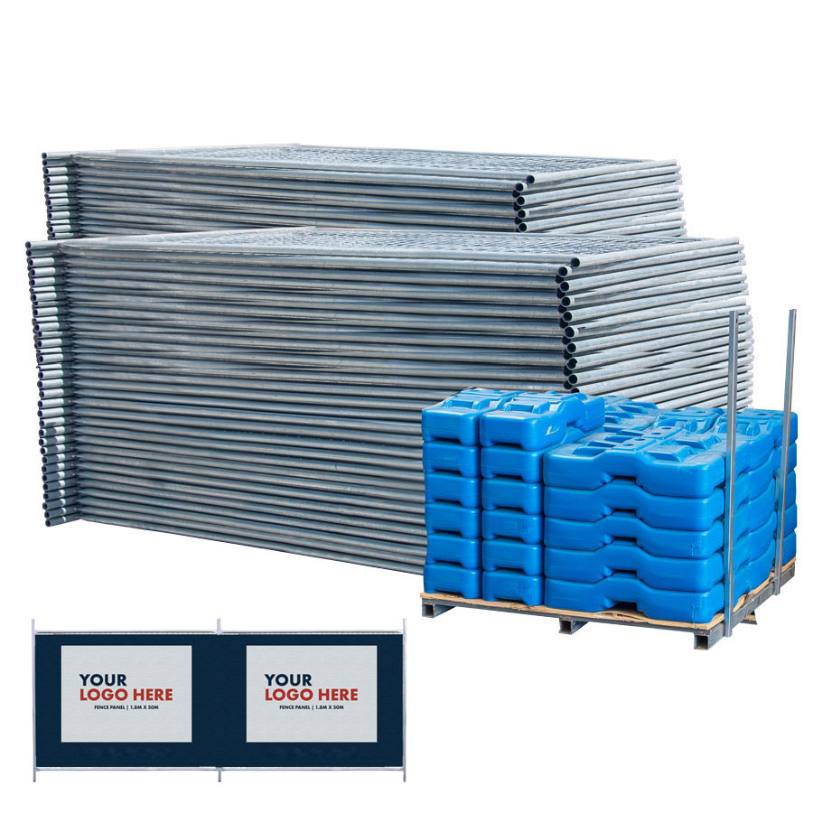 Temporary Fence Kit - 300m incl. Printed Scrim