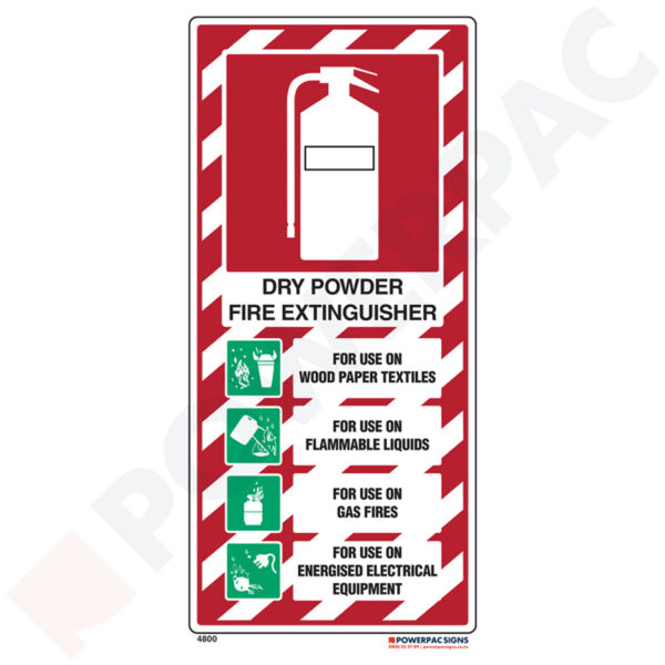 Fire Signs - Dry Powder Fire Extinguisher