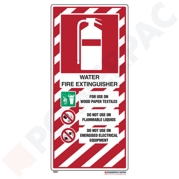 Fire Signs - Water Fire Extinguisher