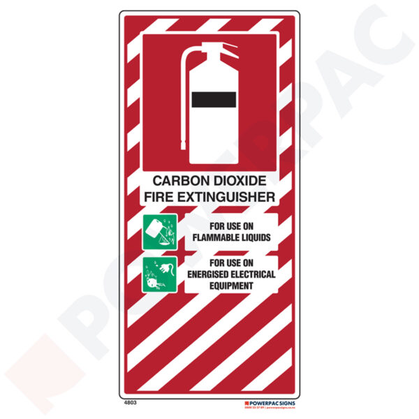 Fire Signs - Carbon Dioxide Fire Extinguisher