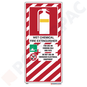 Fire Signs - Wet Chemical Fire Extinguisher