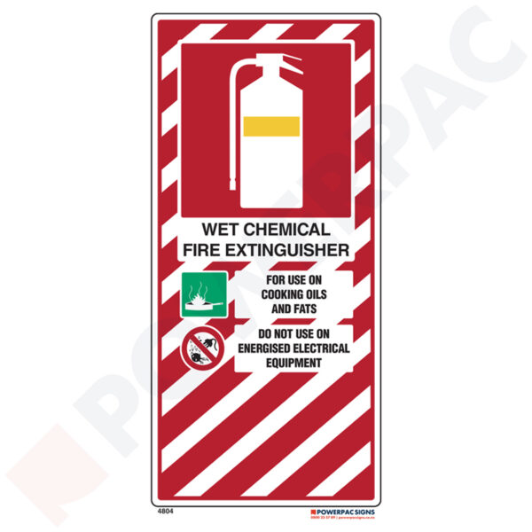 Fire Signs - Wet Chemical Fire Extinguisher