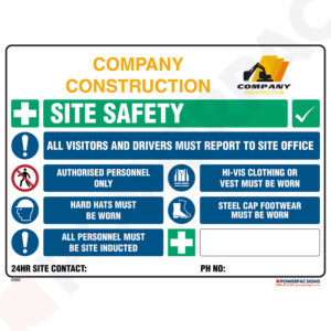 Mandatory Signs - Site Safety Notice