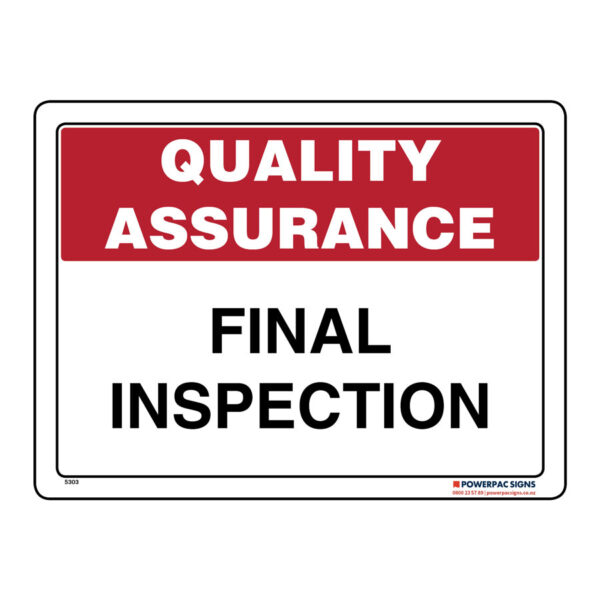 Final Inspection