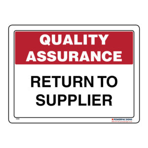 Return To Supplier