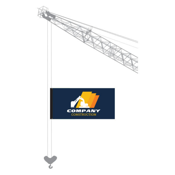 Corporate Crane Flag - 2000mm x 4000mm