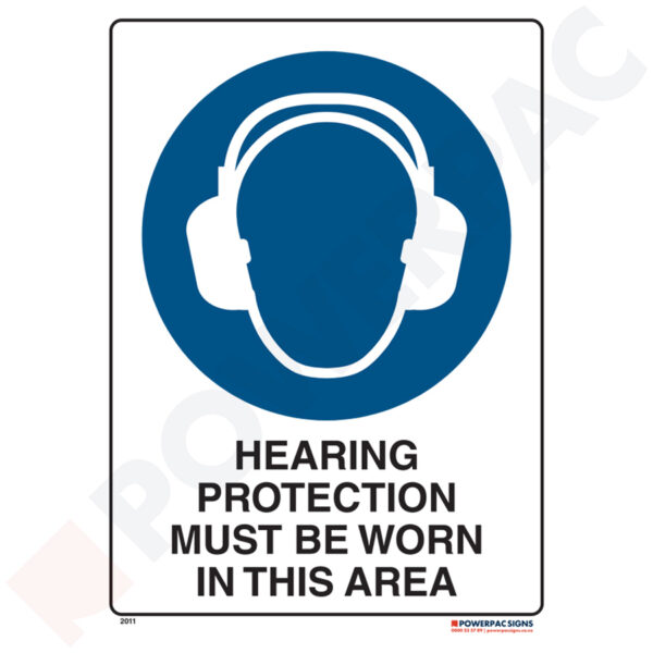 Mandatory Signs - Hearing Protection Must be Worn in This Area